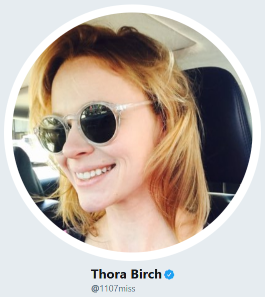 Thora Birch Official Twitter